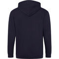 Bleu marine - Back - Awdis - Sweatshirt à capuche et fermeture zippée - Homme