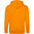 Orange pressée - Side - Awdis - Sweatshirt à capuche et fermeture zippée - Homme