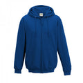 Bleu roi - Front - Awdis - Sweatshirt à capuche et fermeture zippée - Homme