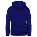 Bleu marine Oxford - Back - Awdis - Sweatshirt à capuche et fermeture zippée - Enfant unisexe