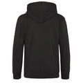 Noir profond - Back - Awdis - Sweatshirt à capuche et fermeture zippée - Enfant unisexe