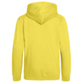 Jaune - Back - Awdis - Sweatshirt à capuche et fermeture zippée - Enfant unisexe