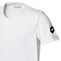 Blanc - Back - Lotto Football - T-shirt sport à manches courtes et col en V - Homme