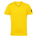 Jaune - Front - Lotto Football - T-shirt sport à manches courtes et col en V - Homme