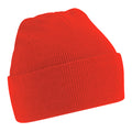Rouge feu - Front - Beechfield - Bonnet tricoté - Unisexe