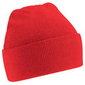 Rouge vif - Front - Beechfield - Bonnet tricoté - Unisexe