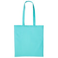 Turquoise clair - Front - Nutshell - Sac de courses