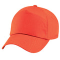 Orange - Front - Beechfield - Casquette de baseball 100% coton - Enfant unisexe