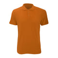 Orange mandarin - Front - Anvil - Polo à manches courtes 100% coton - Homme