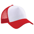 Rouge-blanc - Front - Beechfield - Casquette - Homme