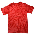 Rouge - Front - Colortone - T-shirt à manches courtes - Enfant unisexe