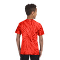 Rouge - Side - Colortone - T-shirt à manches courtes - Enfant unisexe