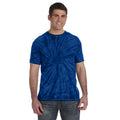 Bleu marine - Back - Colortone - T-shirt rétro 100% coton - Adulte unisexe