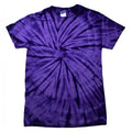 Violet - Front - Colortone - T-shirt rétro 100% coton - Adulte unisexe