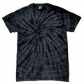Noir - Front - Colortone - T-shirt rétro 100% coton - Adulte unisexe