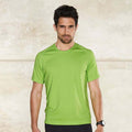 Vert citron - Back - Kariban - T-shirt sport - Homme