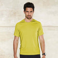 Jaune fluo - Back - Kariban - T-shirt sport - Homme