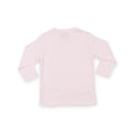 Rose pâle - Back - Larkwood - T-shirt à manches longues 100% coton - Bébé et enfant