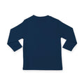 Bleu marine - Back - Larkwood - T-shirt à manches longues 100% coton - Bébé et enfant