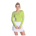 Vert citron - Side - Rhino - T-shirt base layer à manches longues - Femme