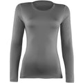 Gris - Front - Rhino - T-shirt base layer à manches longues - Femme