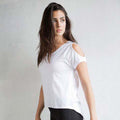 Blanc - Back - SF - T-shirt à épaules dénudées - Femme