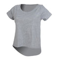 Gris - Front - SF - T-shirt à épaules dénudées - Femme