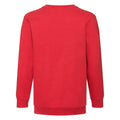 Rouge - Back - Fruit Of The Loom - Sweatshirt classique - Enfant unisexe