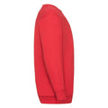 Rouge - Side - Fruit Of The Loom - Sweatshirt classique - Enfant unisexe