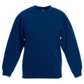 Bleu marine - Front - Fruit Of The Loom - Sweatshirt classique - Enfant unisexe