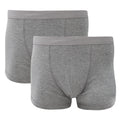 Gris clair chiné - Front - Fruit Of The Loom - Boxers - Homme