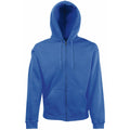 Bleu roi - Front - Fruit Of The Loom - Sweatshirt à capuche et fermeture zippée - Homme