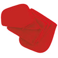 Rouge - Front - Result - Echarpe polaire anti peluche avec poche zippée - Homme