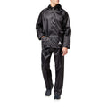 Noir - Front - Result - Veste et pantalon de pluie - Homme