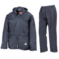 Bleu marine - Back - Result - Veste et pantalon de pluie - Homme