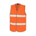 Orange fluo - Back - Result Core - Gilet de sécurité haute visibilité - Adulte unisexe