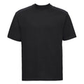 Noir - Front - Russell Europe - T-shirt à manches courtes 100% coton - Homme