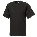Noir - Back - Russell Europe - T-shirt à manches courtes 100% coton - Homme