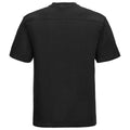 Noir - Side - Russell Europe - T-shirt à manches courtes 100% coton - Homme