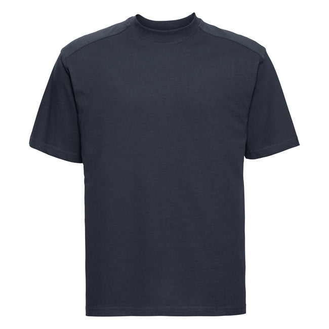 Bleu marine - Front - Russell Europe - T-shirt à manches courtes 100% coton - Homme