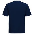 Bleu marine - Side - Russell Europe - T-shirt à manches courtes 100% coton - Homme