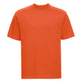 Orange - Front - Russell Europe - T-shirt à manches courtes 100% coton - Homme