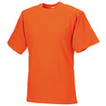 Orange - Back - Russell Europe - T-shirt à manches courtes 100% coton - Homme