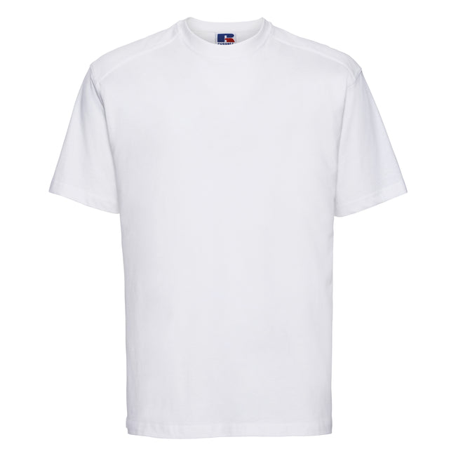 Blanc - Front - Russell Europe - T-shirt à manches courtes 100% coton - Homme