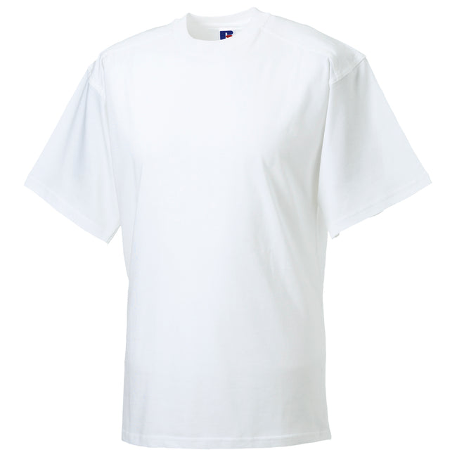 Blanc - Back - Russell Europe - T-shirt à manches courtes 100% coton - Homme