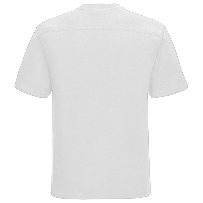Blanc - Side - Russell Europe - T-shirt à manches courtes 100% coton - Homme