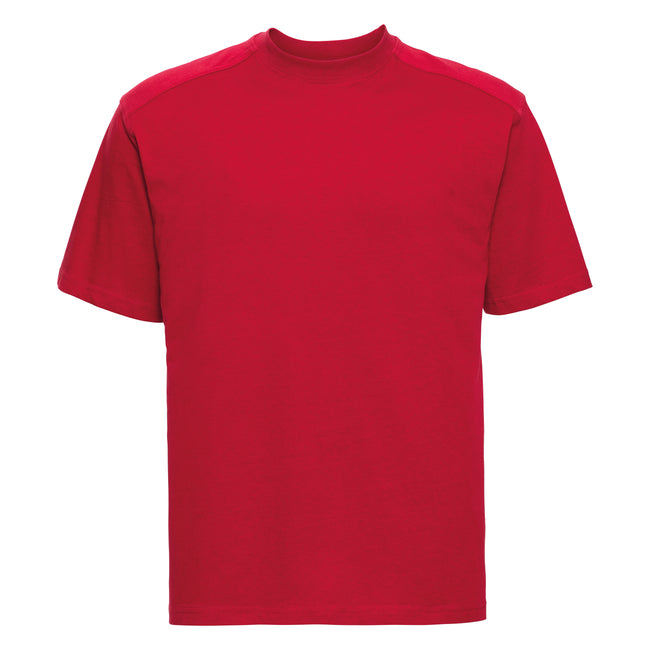 Rouge classique - Front - Russell Europe - T-shirt à manches courtes 100% coton - Homme