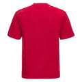 Rouge classique - Back - Russell Europe - T-shirt à manches courtes 100% coton - Homme