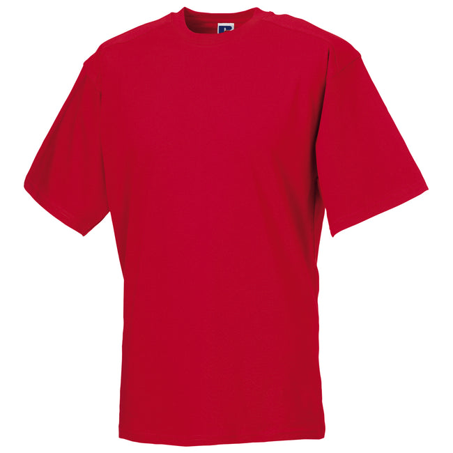 Rouge classique - Side - Russell Europe - T-shirt à manches courtes 100% coton - Homme