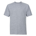 Gris - Front - Russell Europe - T-shirt à manches courtes 100% coton - Homme